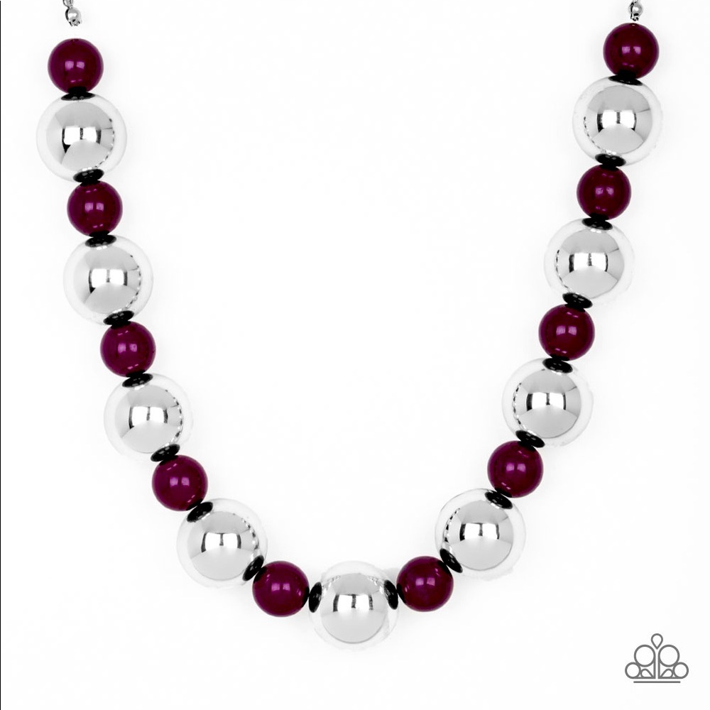 Top Pop Purple Necklace